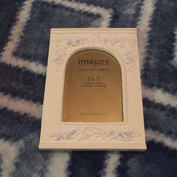 Vintage ceramic hand painted 5x7picture frame NWT - Picture 2 of 5